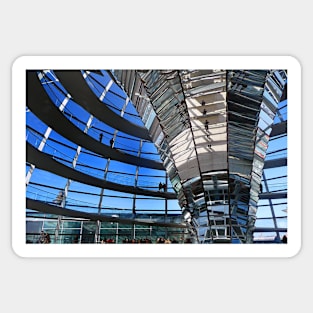 Reichstag Dome German Bundestag Berlin Germany Sticker